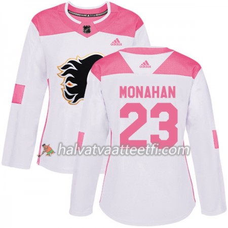 Naisten NHL Calgary Flames Pelipaita Sean Monahan 23 Adidas 2017-2018 Valkoinen Vaaleanpunainen Fashion Authentic Naisten NHL Calgary Flames Pelipaita Sean Monahan 23 Adidas 2017-2018 Valkoinen Vaaleanpunainen Fashion Authentic